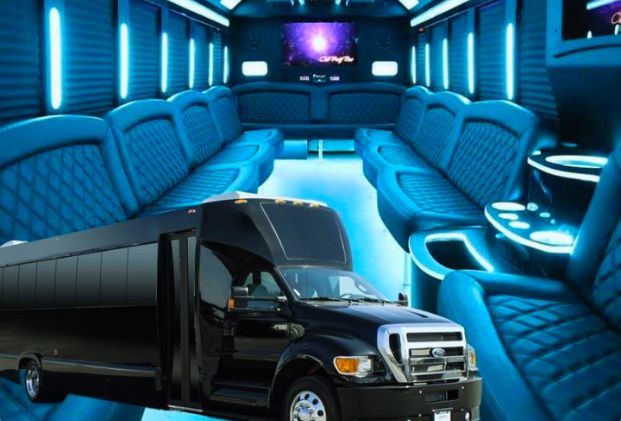 party bus By KNS Transportation