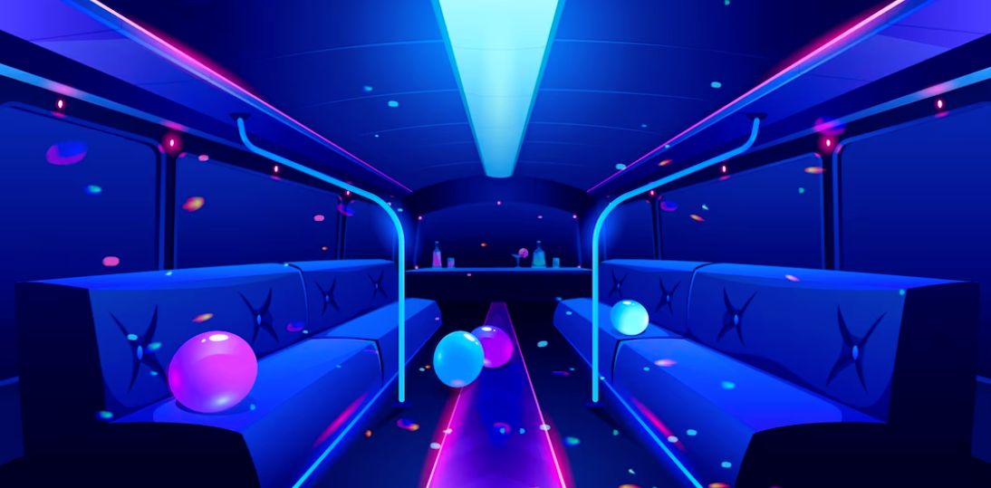Party Bus With Decoration 